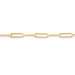 18ct Yellow Gold - Paperclip - Necklace Chain