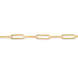 18ct Yellow Gold - Paperclip - Chain Extender