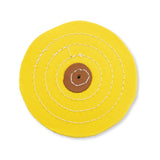 6" Yellow Muslin Buffs