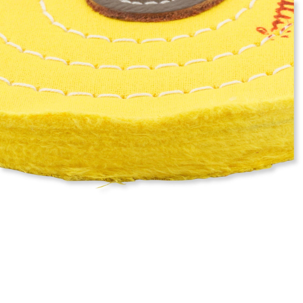 6" Yellow Muslin Buffs