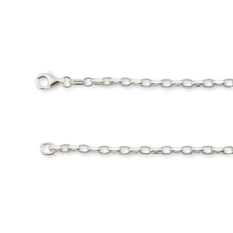 925 Sterling Silver - Belcher Box - Bracelet Chain