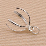 925 Sterling Silver - Long Prong Pendant Setting