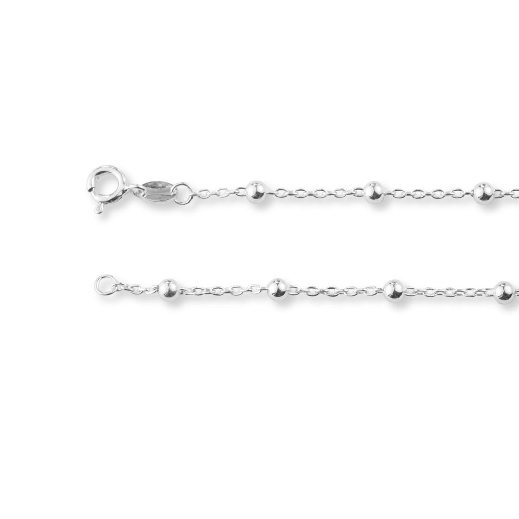 925 Sterling Silver - Ball Chain - Bracelet Chain