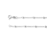 925 Sterling Silver - Ball Chain - Bracelet Chain