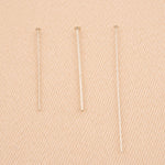 925 Sterling Silver - Pins med platt huvud