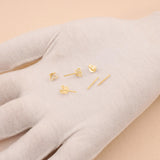 9ct Yellow Gold - Threaded Post Butterflies