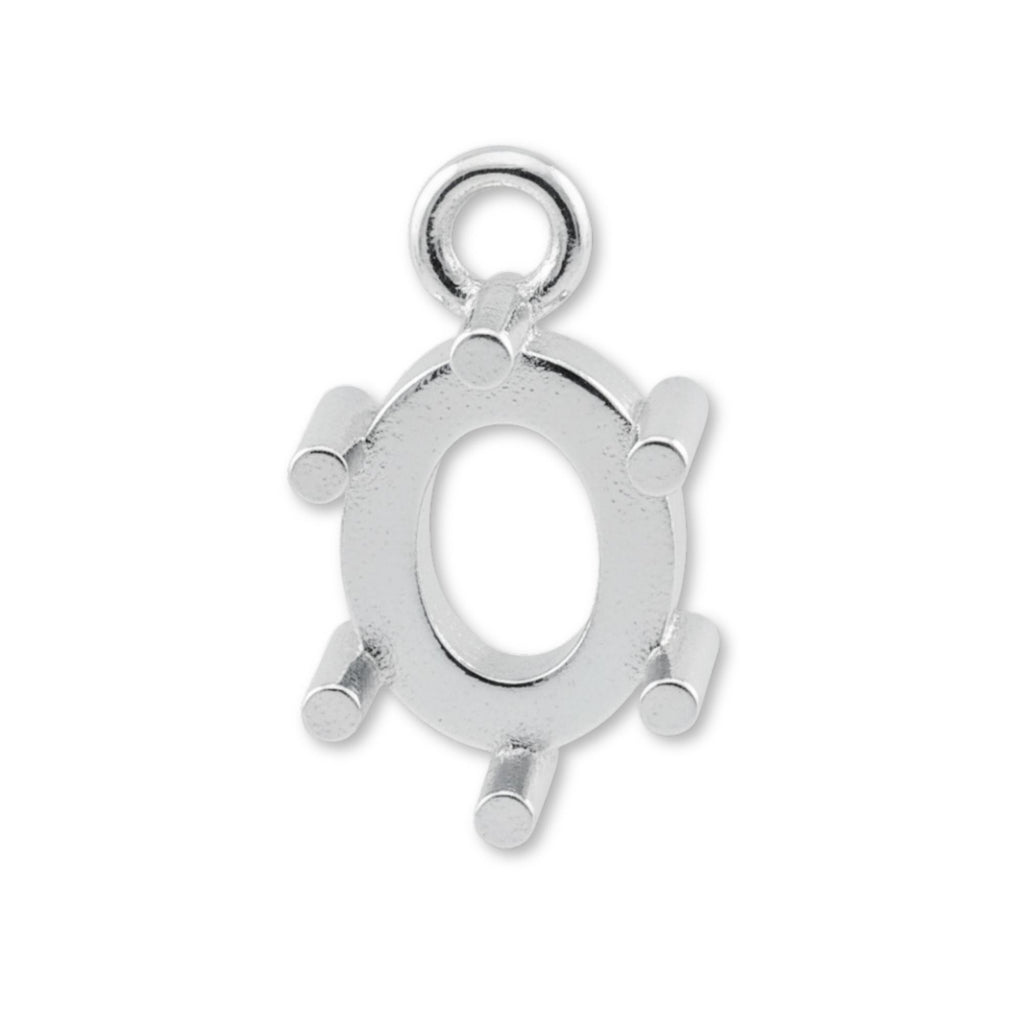 925 Sterling Silver - Oval Prong Setting