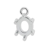 925 Sterling Silver - Oval Prong Setting