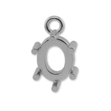 950 Platinum - Oval Prong Setting