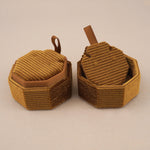 Caramel Brown - Octagon Earring Box