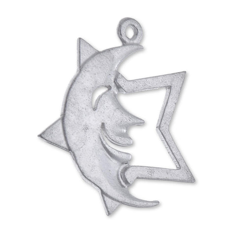 940 Argentium Silver - Celestial Motif Charm