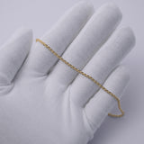 9 Karat Gelbgold – Weizen – Armbandkette