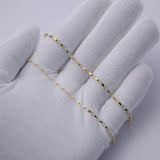 9ct Yellow Gold - Belcher Box - Bracelet Chain