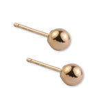 14ct Yellow Gold - Ball Stud Earrings