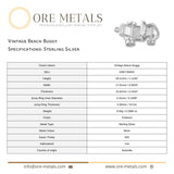 925 Sterling Silver - Vintage Beach Buggy Charm