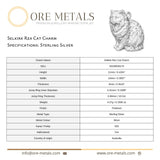 925 Sterling Silver - Selkirk Rex Cat Charm