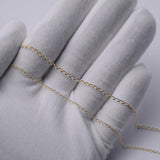 9ct Yellow Gold - Long Curb - Necklace Chain