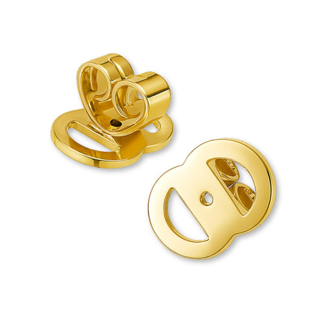 18ct Yellow Gold - Open Disc Butterflies