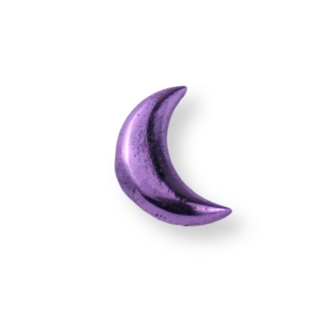 18ct Purple Gold - Crescent Cabochon