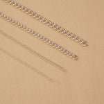 925 Sterling Silver - Curb - Bracelet Chain