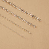 925 Sterling Silver - Curb - Bracelet Chain