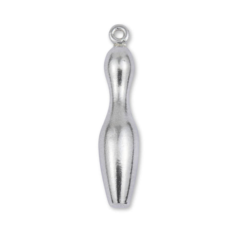 18ct White Gold - Bowling Pin Charm
