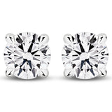 14ct White Gold - 1.02ct VS+ - Diamond Solitaire Studs