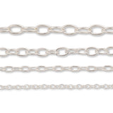 925 Sterling Silver - Long Cable - Necklace Chain