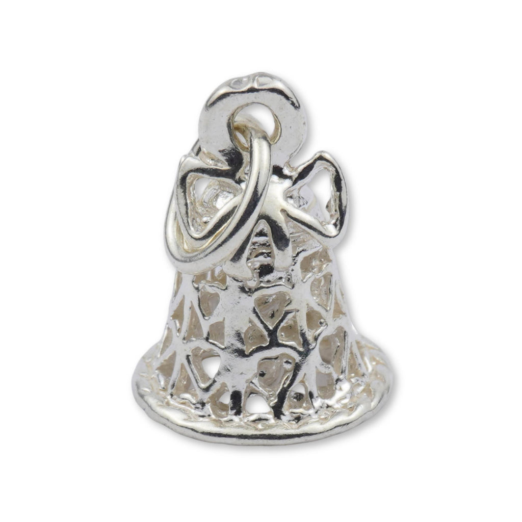 18ct White Gold - Christmas Holiday Bell Charm