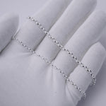 925 Sterling Silver - Oval Belcher - Necklace Chain