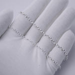 925 Sterling Silver - Oval Belcher - Bracelet Chain