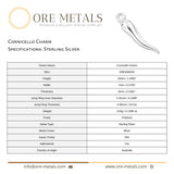 925 Sterling Silver - Cornicello Charm
