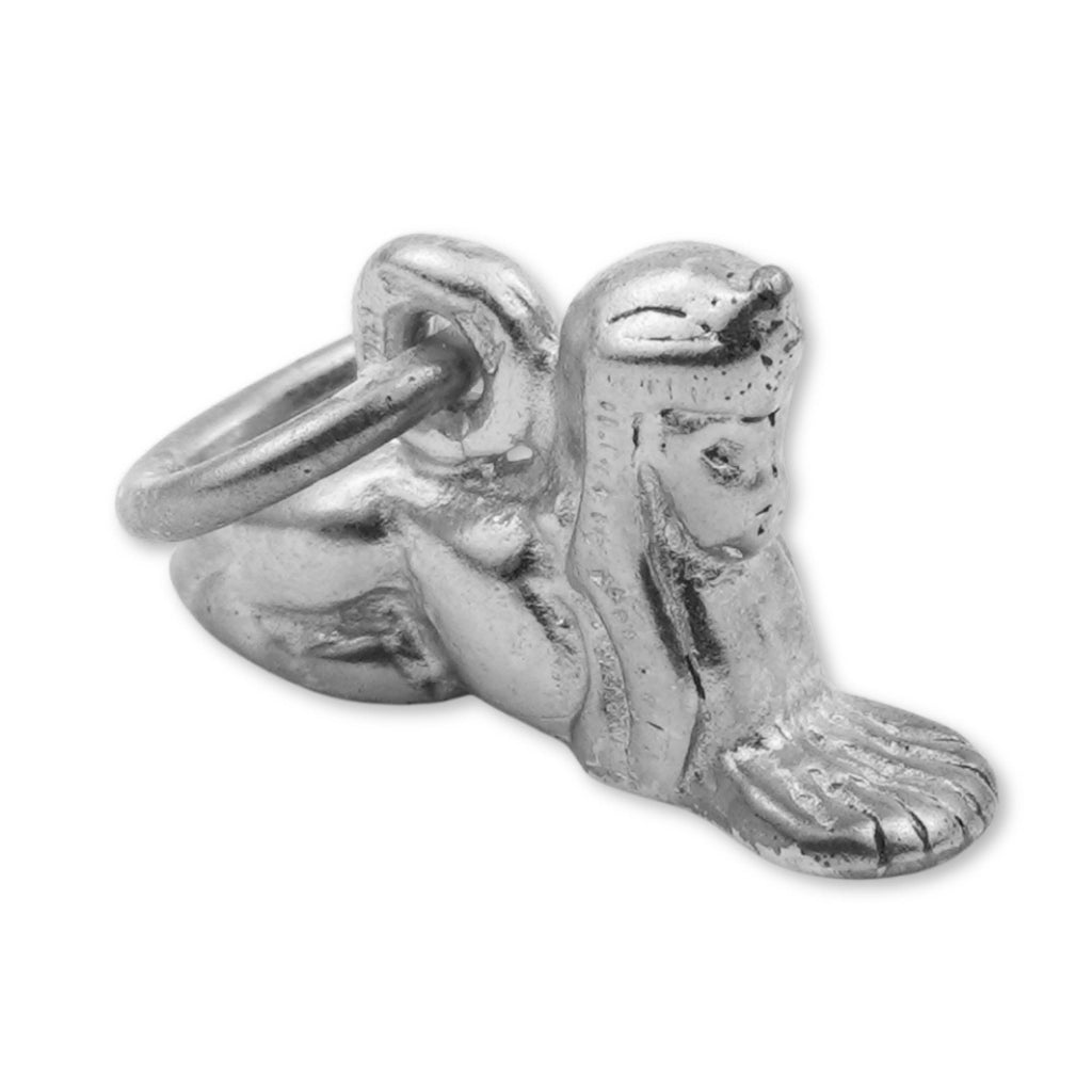 18ct White Gold - Egyptian Sphinx Charm