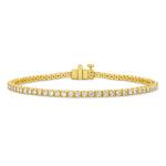 9ct Yellow Gold - 2ct VS+ Diamond - Tennis Bracelet