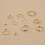 9ct Yellow Gold - Round Open Jump Rings