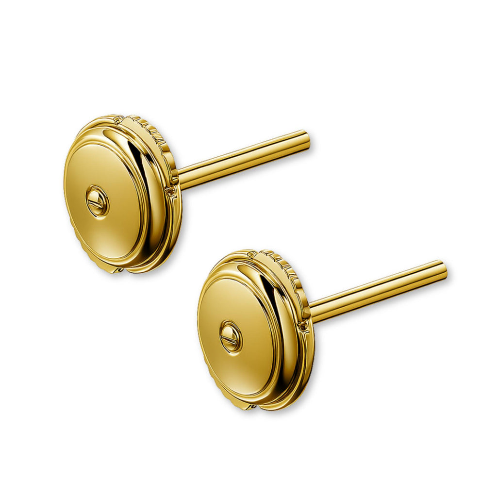18 Karat Gelbgold – Federbelastete Ohrringverschlüsse