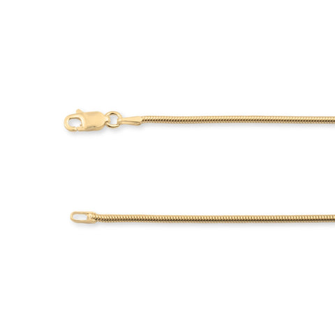 9ct Yellow Gold - Snake - Bracelet Chain