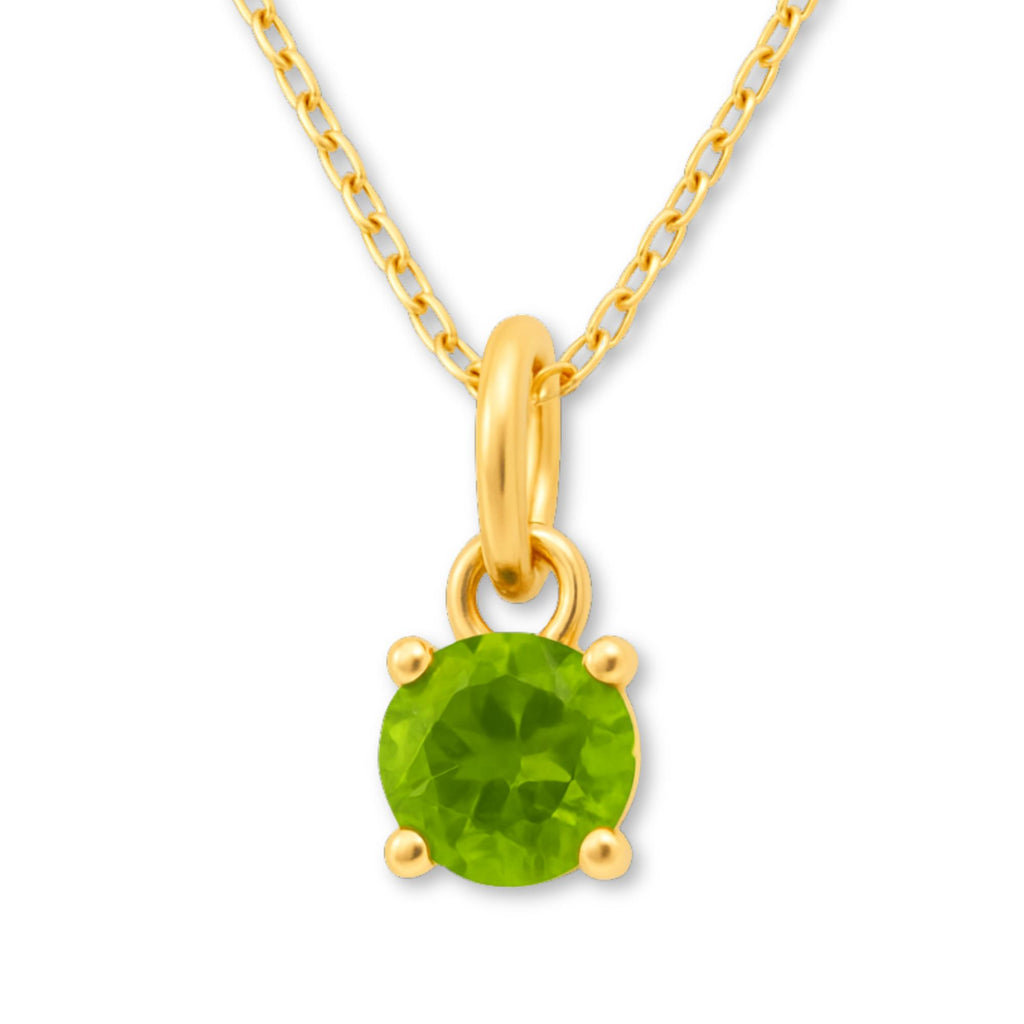 9ct Yellow Gold | Peridot - August Birthstone Necklace