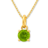 9ct Yellow Gold | Peridot - August Birthstone Necklace