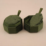 Olive Green - Octagon Earring Box