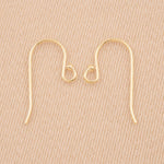 18ct Yellow Gold - Ball Tip Ear Hooks