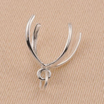 925 Sterling Silver - Long Prong Pendant Setting