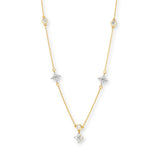 18ct Yellow Gold | 0.9ct GH/SI - Clover Diamond Necklace