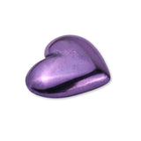 18ct Purple Gold - Heart Cabochon