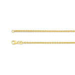 9ct Yellow Gold - Cable - Necklace Chain