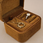 Caramel Brown - Jewellery Travel Box