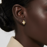 9ct Yellow Gold | 0.1ct GH/SI - Marquise Diamond Stud Earrings