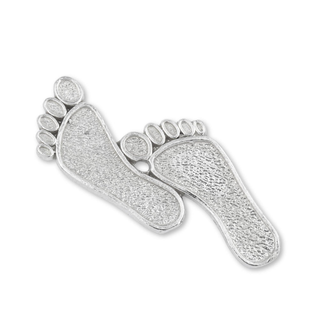 925 Sterling Silver - Travellers Footprints Charm