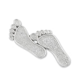999 Pure Silver - Travellers Footprints Charm