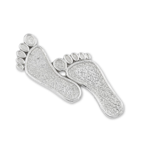 999 Pure Silver - Travellers Footprints Charm